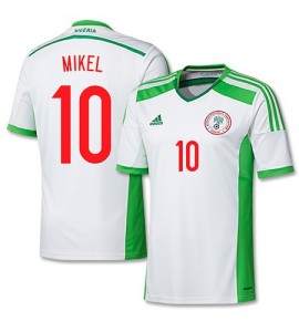 Nigeria Away Fußballtrikot WM 2014 Mikel 10