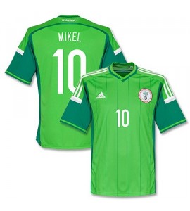 Nigeria Thuisshirt WK 2014 Mikel 10